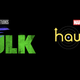 The She-Hulk and Hawkeye series logos.